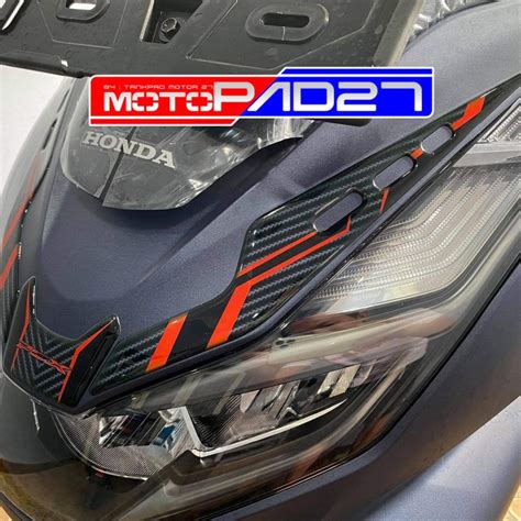 Jual Stiker Sticker Alis Winglet Lampu Depan Resin NEW PCX 160 PREMIUM