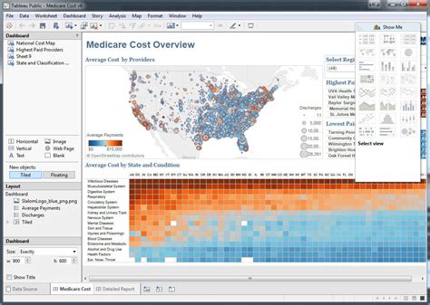 Tableau Public For Data Visualizations — Community Health Maps