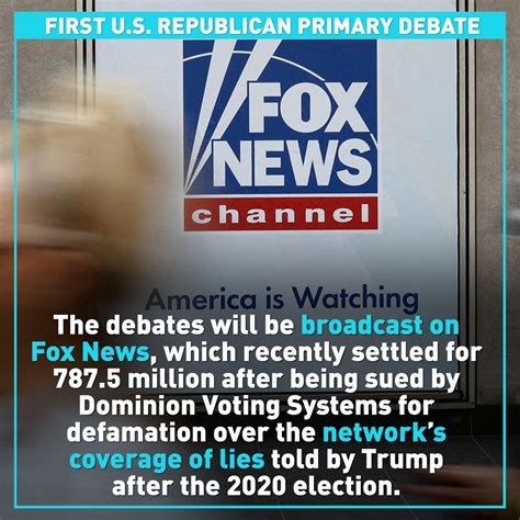 Fox News To Host First Republican Primary Debate Of 2024 Election Cycle Cgtn