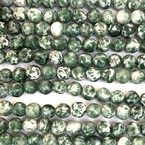 Beads Online Australia Gemstone Beads Natural Jasper Green Spot