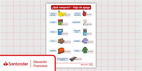 FREE Educación financiera Santander lista de precios