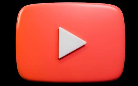 Premium Photo 3d Youtube Icon Button