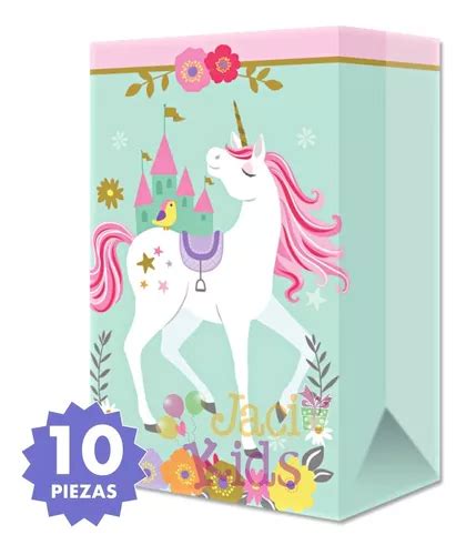 Bolsita Dulcera Bond Unicornio Artículo Fiesta 10pzs Uni0m1