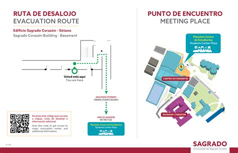 Ruta Desalojo Edificio Sagrado Corazón Universidad Del Sagrado Corazón