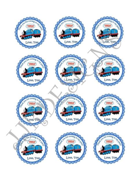 Items Similar To Thomas Train Favor Label Thank You For Coming Thomas