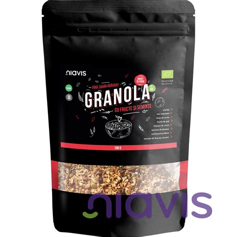 Granola Cu Fructe Si Seminte Ecologica BIO 200g