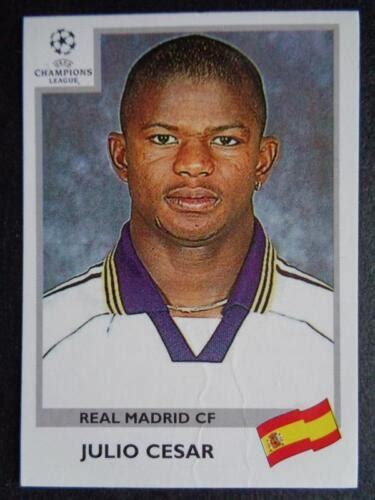 Panini Champions League 1999 2000 Julio Cesar Real Madrid Cf 191