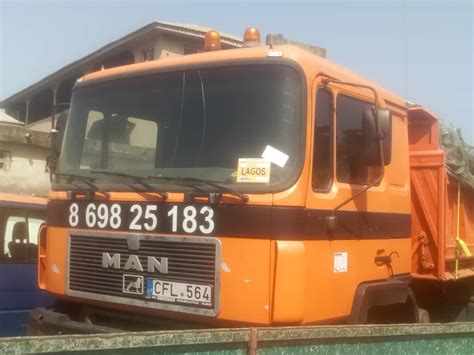 man diesel tipper truck  bolts  tyres tokunbo