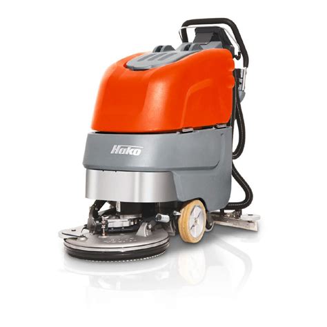 Walk Behind Scrubber Dryer Scrubmaster B Hako Battery Powered