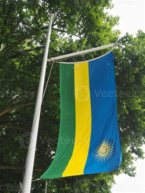 Rwandan Flag of Rwanda 3213881 Stock Photo at Vecteezy