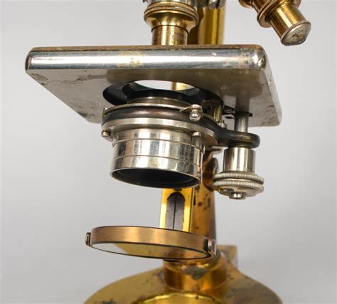 Antique Bausch And Lomb Brass Microscope At 1stdibs Bausch And Lomb