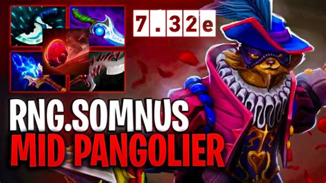 Rng Somnus Mid Pangolier Dota Pro Immortal Pangolier Gameplay Youtube