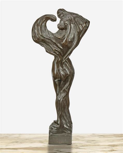 Lot Jef Lambeaux Belgian Le Nuit Patinated Bronze