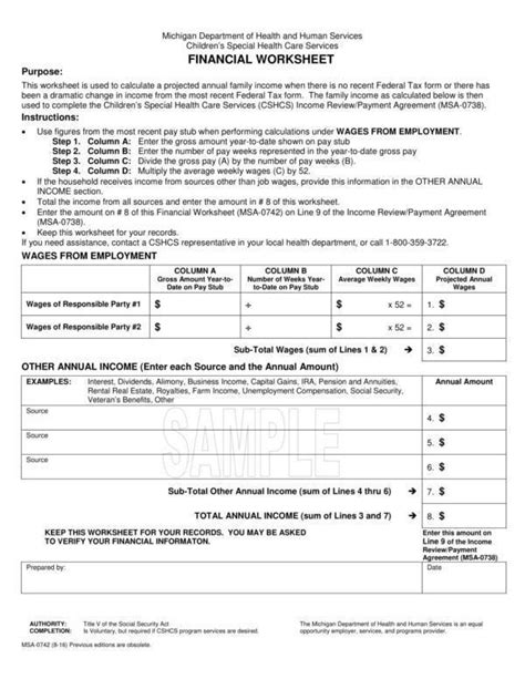 Free 14 Financial Worksheet Samples And Templates In Pdf Ms Word