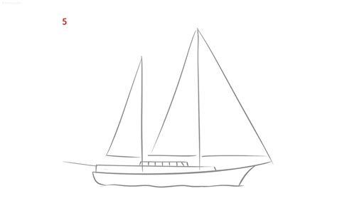 Boat Drawing Ideas How To Draw A Ship Step By Step