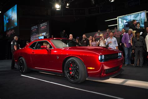 First Dodge Challenger SRT Hellcat and Custom Wheels Sells for $825K