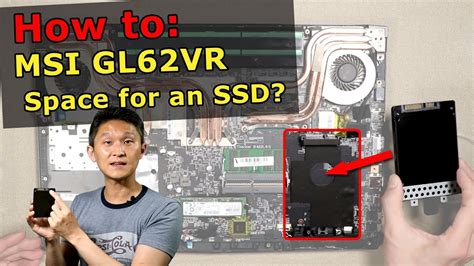 How Installing An Ssd In An Msi Gl Vr Youtube