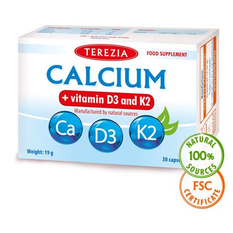 Magnesium Calcium Vitamin D3 Vitamin K2 Supplement Vitamin Calcium