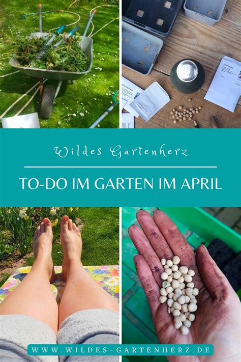 To Do Im Garten Im April Freudengarten