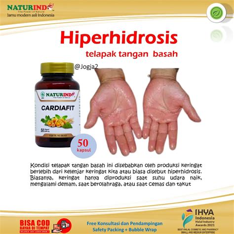 Jual Obat Hiperhidrosis Telapak Tangan Basah Keringat Berlebih