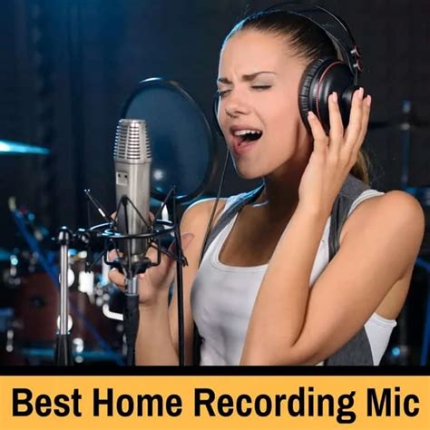 Best Microphone For Singing At Home (And Recording Vocals)