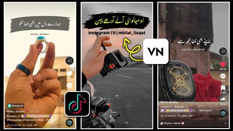 How To Create Urdu Poetry Videos In Vn App Vn Main Urdu Lyrics Video