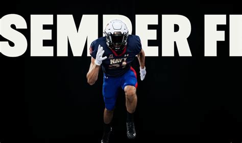 Naval Academy introduces Marine Corps dress blues football uniform