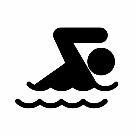 Human Navigation Sign Sport Swim Swimming Swimming Pool Icon