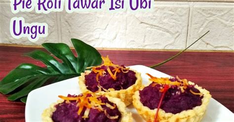 Resep Pie Roti Tawar Isi Ubi Ungu Oleh Ati Dewanthi Cookpad