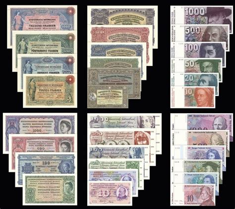 Banknoty Szwajcaria Zestaw Kopie Chrzan W Olx Pl