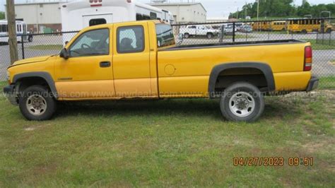 2002 Chevrolet Silverado 2500hd Ext Cab Long Bed 4wd Allsurplus