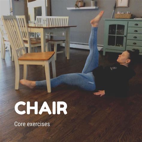 b r e a n n a on Instagram: “Chair core exercises These are harder than ...