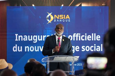 Côte d Ivoire NSIA Banque inaugure limmeuble Acacia son nouveau