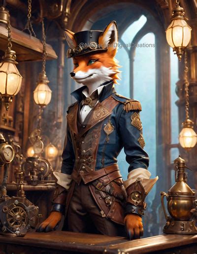 Steam Punk Anthro Fox 5 By Nerdscapedc On Deviantart