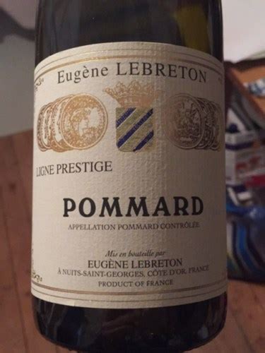 Eugène Lebreton Ligne Prestige Pommard Vivino US