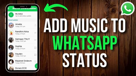 How To Add Music To Whatsapp Status Quick Guide Youtube