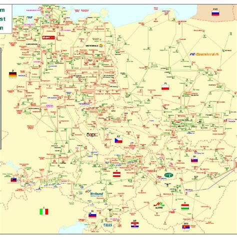 Map of oil and gas pipelines from Russia (credit: U.S. Energy ...