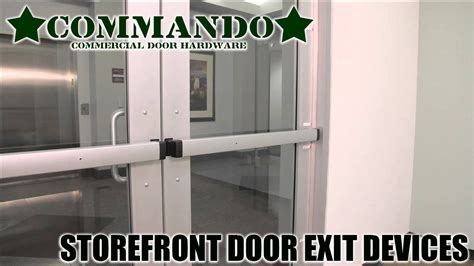 Storefront Door Exit Devices By Automatic Door And Hardware