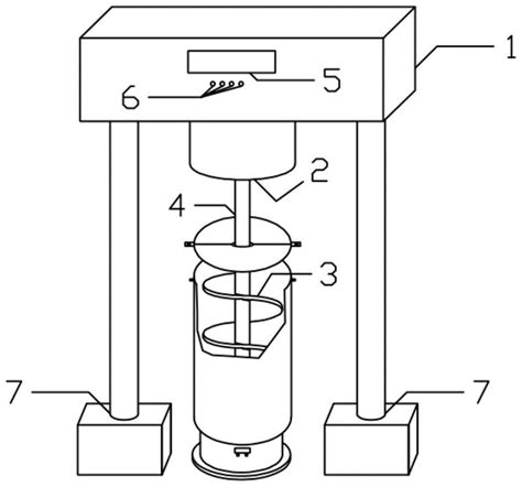 一种可均匀拌和的立式螺旋搅拌机的制作方法