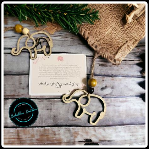 Elephant Friendship Ornament Sisterhood Ornament Best Friend T