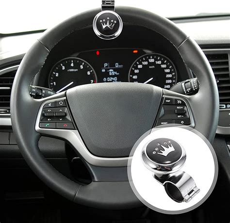 Citaaz Steering Wheel Spinner Electric Handle Knob With Stainless Steel