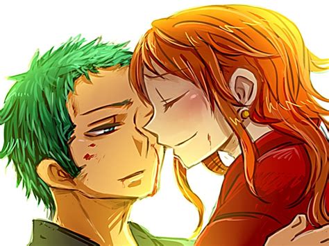 zoro nami love - NAMI & ZORO Fan Art (32186860) - Fanpop