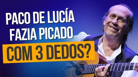 Paco de Lucía fazia o Picado Flamenco 3 dedos REACT por