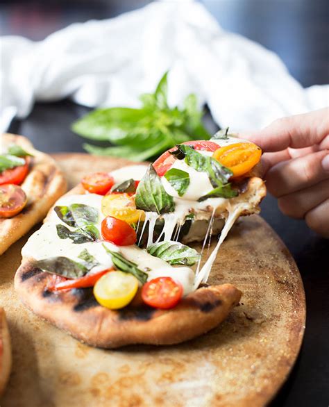 Grilled Margherita Pizza