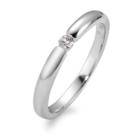 Rhomberg Schmuck Solit R Ring K Weissgold Diamant Weiss