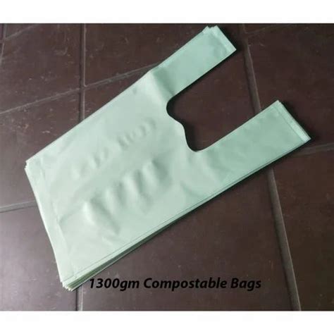 W Cut Plain Gm Compostable Bags Size In Inches Inch At