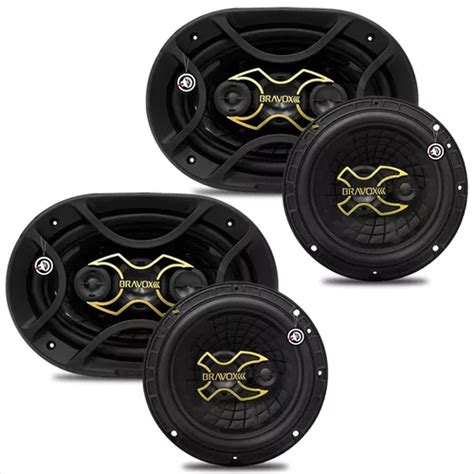 Kit Som Pra Carro Falante Quadraxial E Triaxial Bravox Gold