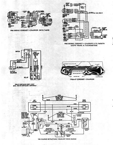 1966 Charger Headlight Relay Wiring Diagram - Ecoced