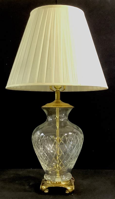 Lot Waterford Crystal Table Lamp