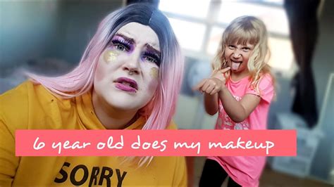 6 Year Old Does My Makeup Lottiebiscottie Youtube